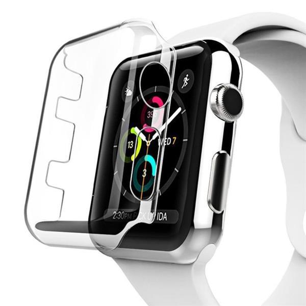 Grote foto for apple watch series 3 42mm transparent pc protective case kleding dames sieraden