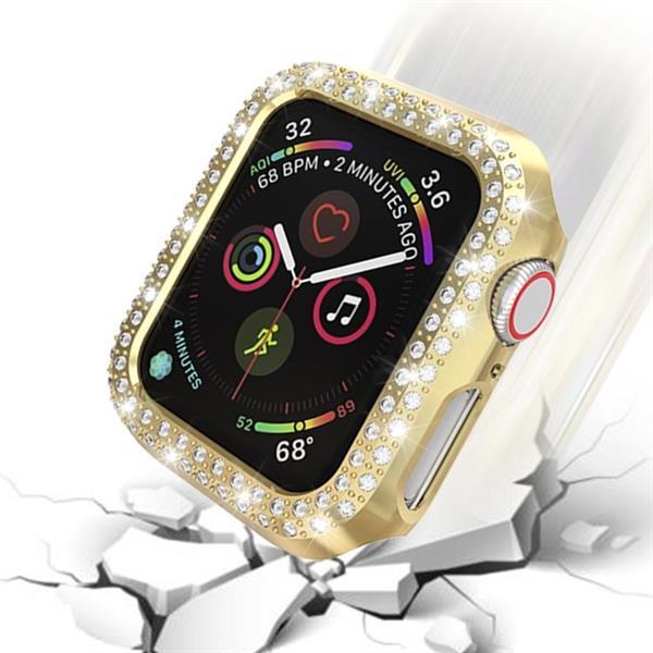 Grote foto for apple watch series 5 4 40mm double row diamonds pc pro kleding dames sieraden