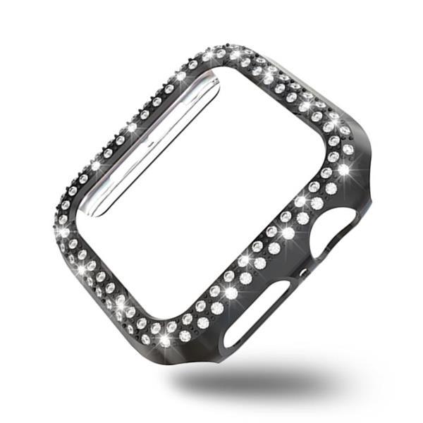 Grote foto for apple watch series 5 4 44mm double row diamonds pc pro kleding dames sieraden