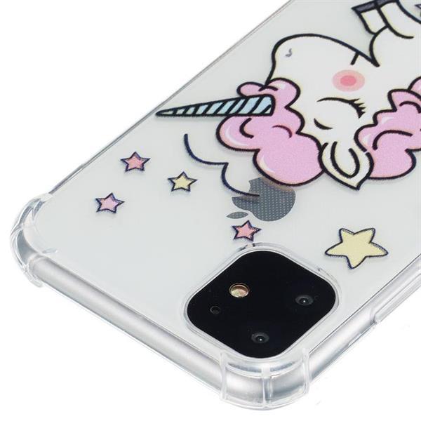 Grote foto for iphone 11 anti drop pattern tpu phone case star unicorn telecommunicatie mobieltjes