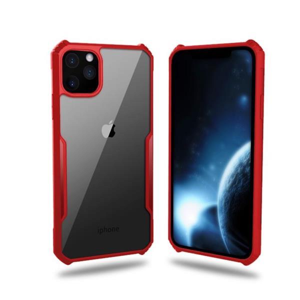 Grote foto for iphone 11 blade pc tpu acrylic protective case red de telecommunicatie mobieltjes