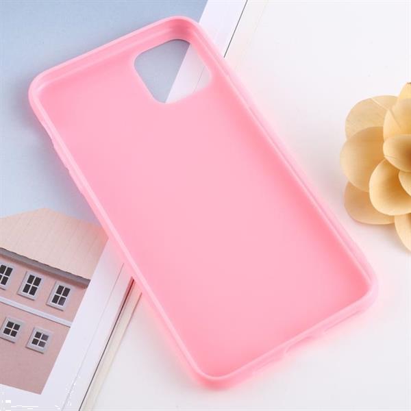 Grote foto for iphone 11 candy color plastic protective case pink defa telecommunicatie mobieltjes