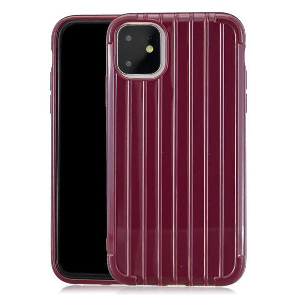Grote foto for iphone 11 coloured suitcase striped mobile phone case cl telecommunicatie mobieltjes