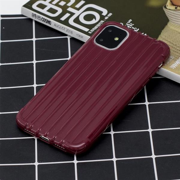Grote foto for iphone 11 coloured suitcase striped mobile phone case cl telecommunicatie mobieltjes
