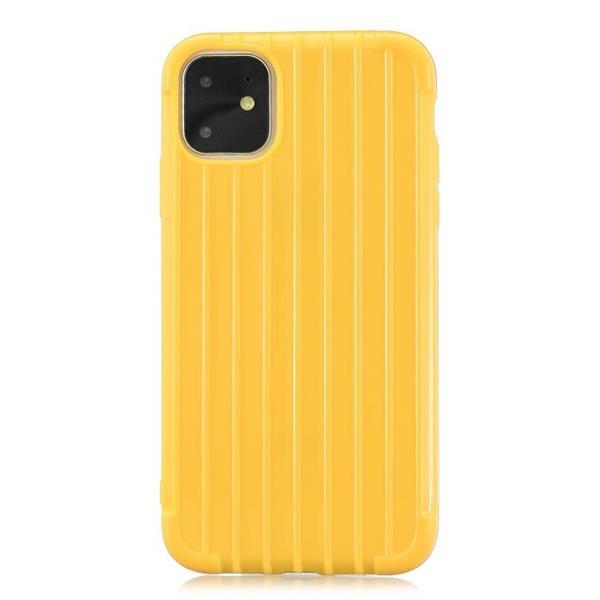 Grote foto for iphone 11 coloured suitcase striped mobile phone case ye telecommunicatie mobieltjes