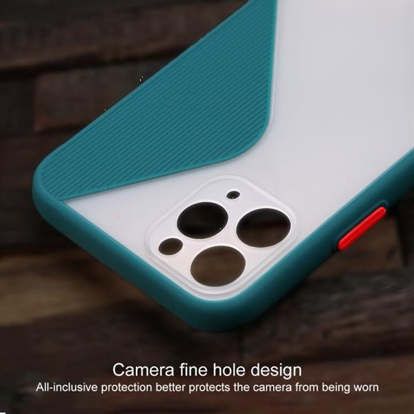 Grote foto for iphone 11 contrast color stitching tpu protective case l telecommunicatie mobieltjes