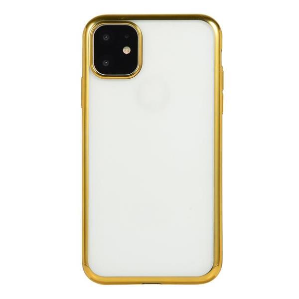 Grote foto for iphone 11 electroplating tpu protective case gold defau telecommunicatie mobieltjes
