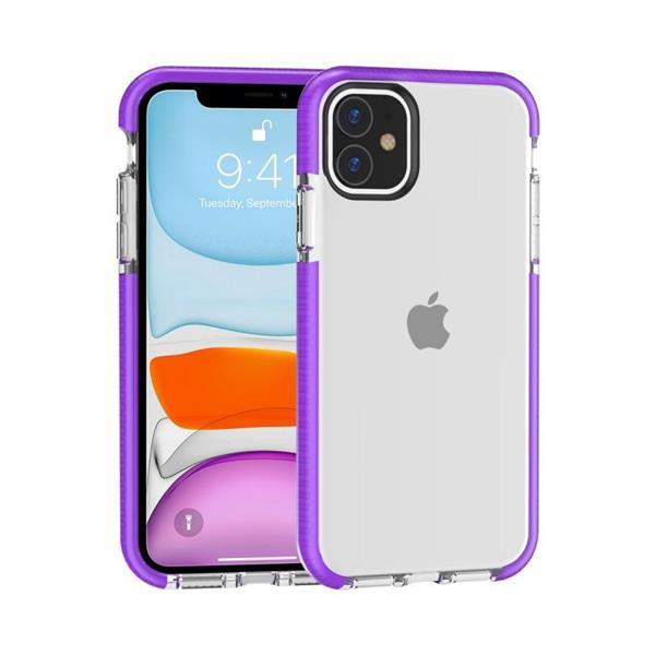 Grote foto for iphone 11 highly transparent soft tpu case purple defau telecommunicatie mobieltjes