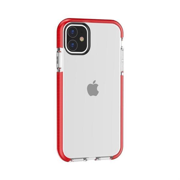 Grote foto for iphone 11 highly transparent soft tpu case red default telecommunicatie mobieltjes