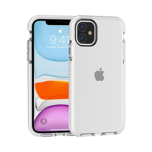 Grote foto for iphone 11 highly transparent soft tpu case white defaul telecommunicatie mobieltjes