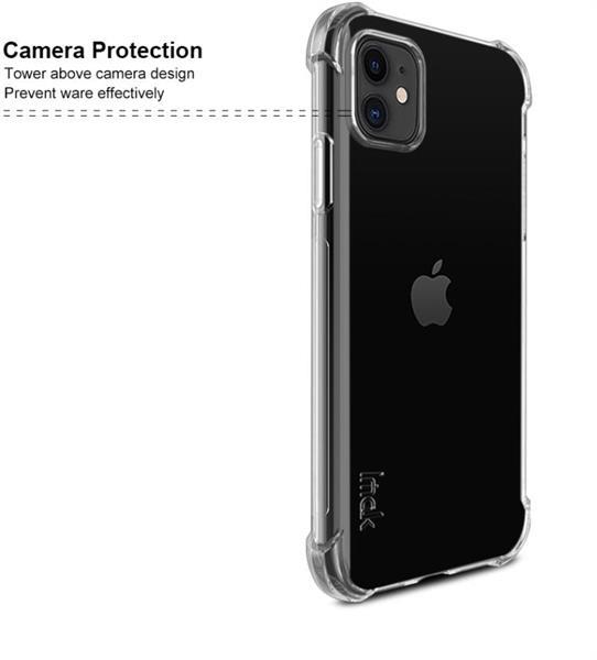 Grote foto for iphone 11 imak all inclusive shockproof airbag tpu case telecommunicatie mobieltjes