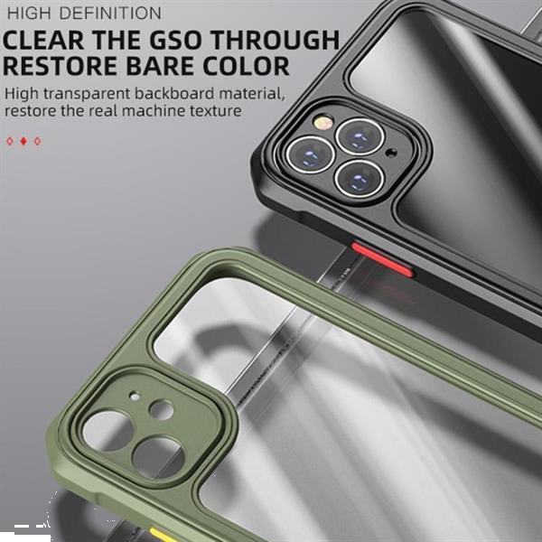 Grote foto for iphone 11 ipaky dawn series airbag shockproof tpu case a telecommunicatie mobieltjes