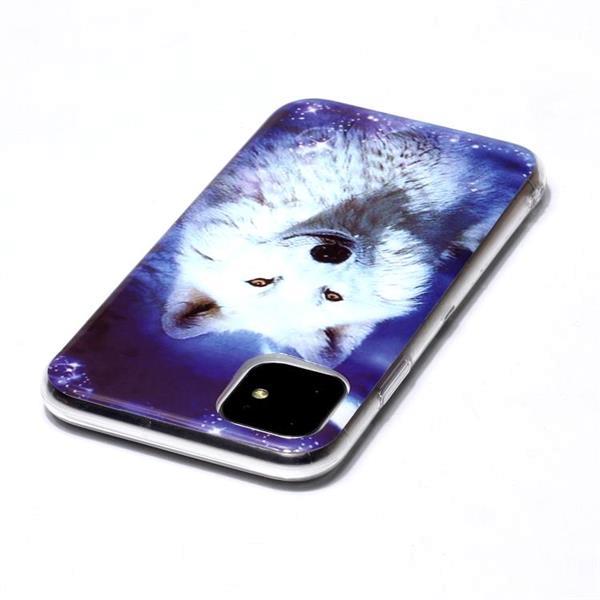 Grote foto for iphone 11 luminous tpu soft protective case starry sky w telecommunicatie mobieltjes