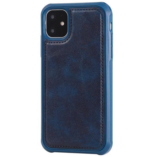 Grote foto for iphone 11 magnetic shockproof pc tpu pu leather prot telecommunicatie mobieltjes
