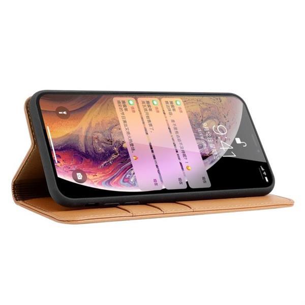 Grote foto for iphone 11 microfiber horizontal flip leather case with h telecommunicatie mobieltjes