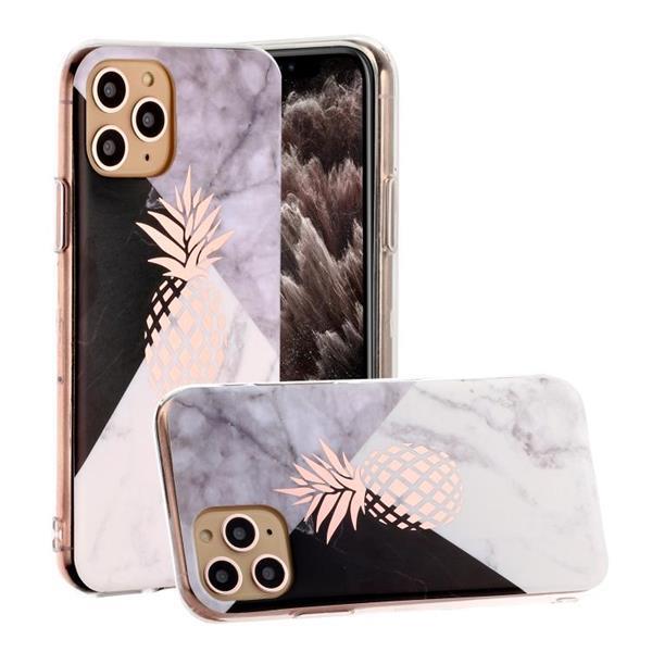 Grote foto for iphone 11 pro hot stamping geometric marble imd craft tp telecommunicatie mobieltjes