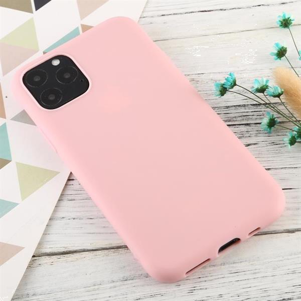 Grote foto for iphone 11 pro max candy color tpu case pink default tit telecommunicatie mobieltjes