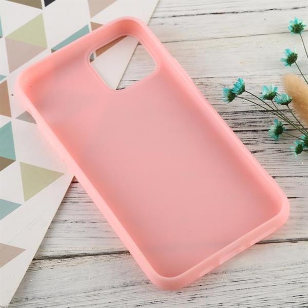 Grote foto for iphone 11 pro max candy color tpu case pink default tit telecommunicatie mobieltjes