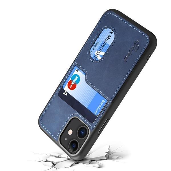 Grote foto for iphone 11 pro max h09 tpu pu leather anti fall protect telecommunicatie mobieltjes