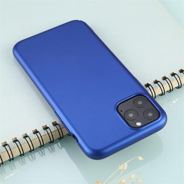Grote foto for iphone 11 pro max solid color plastic protective case bl telecommunicatie mobieltjes