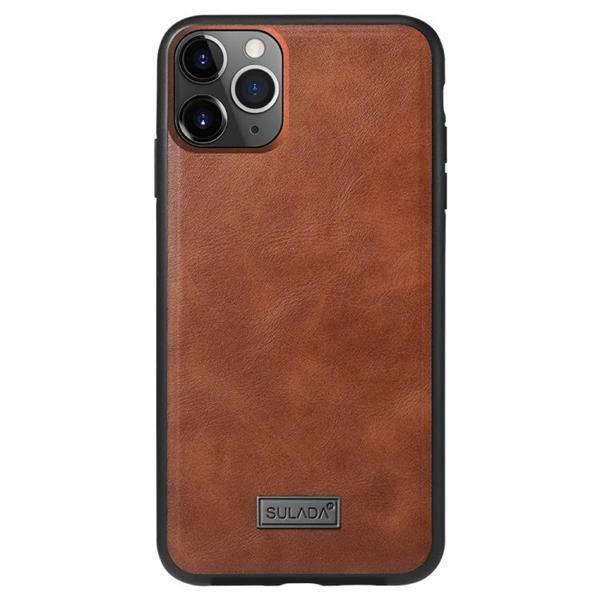 Grote foto for iphone 11 pro max sulada shockproof tpu handmade leath telecommunicatie mobieltjes