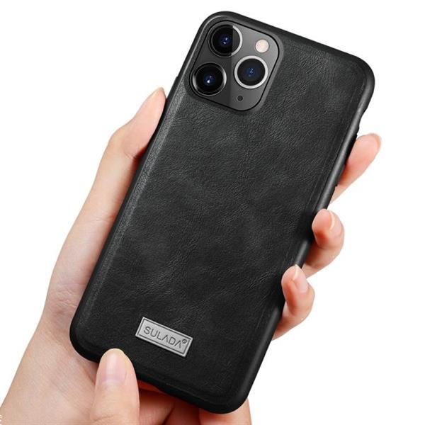 Grote foto for iphone 11 pro max sulada shockproof tpu handmade leath telecommunicatie mobieltjes