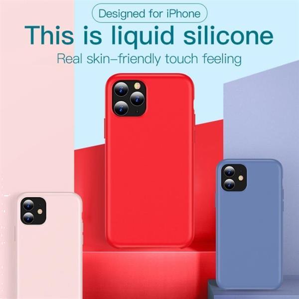 Grote foto for iphone 11 pro max totudesign liquid silicone dropproof c telecommunicatie mobieltjes