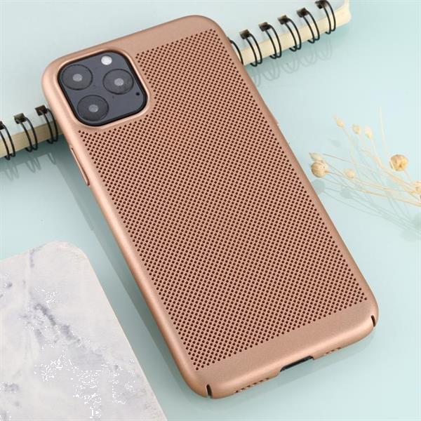 Grote foto for iphone 11 pro mesh solid color plastic protective case g telecommunicatie mobieltjes
