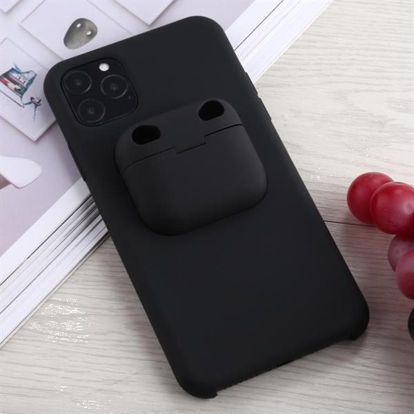 Grote foto for iphone 11 pro silicone shockproof protective case with a telecommunicatie mobieltjes