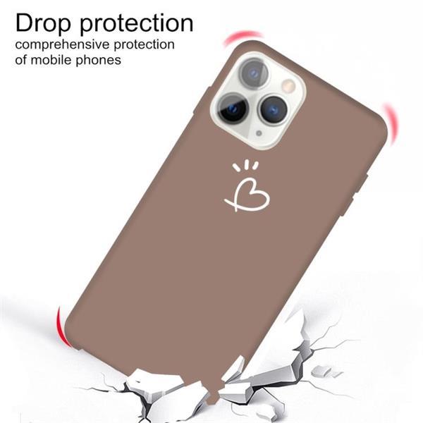Grote foto for iphone 11 pro three dots love heart pattern colorful fro telecommunicatie mobieltjes