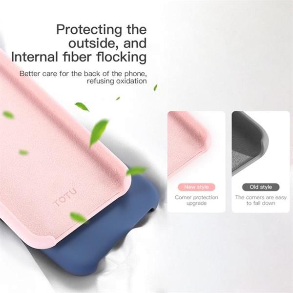 Grote foto for iphone 11 pro totudesign liquid silicone dropproof cover telecommunicatie mobieltjes