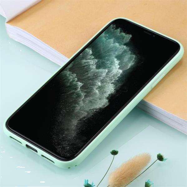 Grote foto for iphone 11 pro tpu mobile phone case bright green jagged telecommunicatie mobieltjes