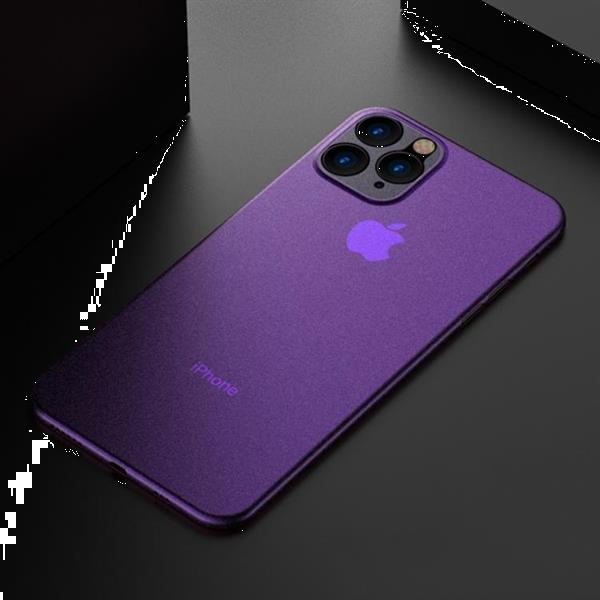 Grote foto for iphone 11 pro ultra thin frosted pp case purple default telecommunicatie mobieltjes