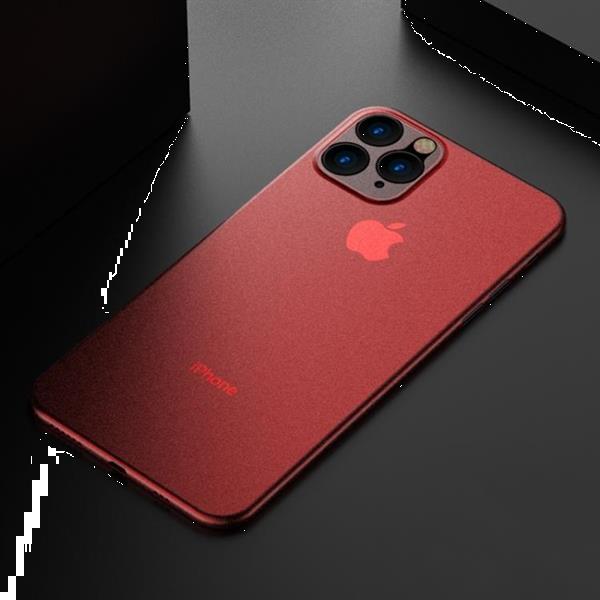 Grote foto for iphone 11 pro ultra thin frosted pp case red default ti telecommunicatie mobieltjes