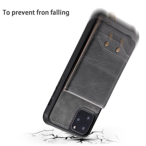 Grote foto for iphone 11 pro vertical flip shockproof leather protectiv telecommunicatie mobieltjes