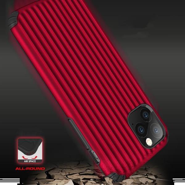 Grote foto for iphone 11 pro vertical stripe style tpu pc protective telecommunicatie mobieltjes