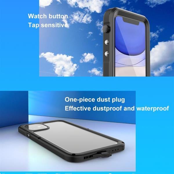 Grote foto for iphone 11 r just seal series ip68 waterproof shockproof telecommunicatie mobieltjes
