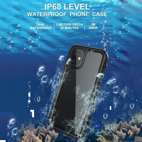 Grote foto for iphone 11 r just seal series ip68 waterproof shockproof telecommunicatie mobieltjes