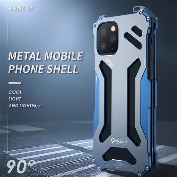 Grote foto for iphone 11 r just shockproof dustproof armor metal protec telecommunicatie mobieltjes