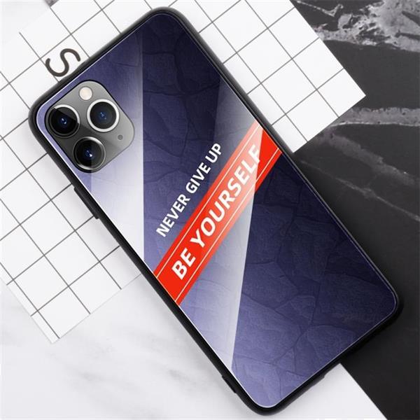 Grote foto for iphone 11 shockproof pc tpu glass protective case pu telecommunicatie mobieltjes