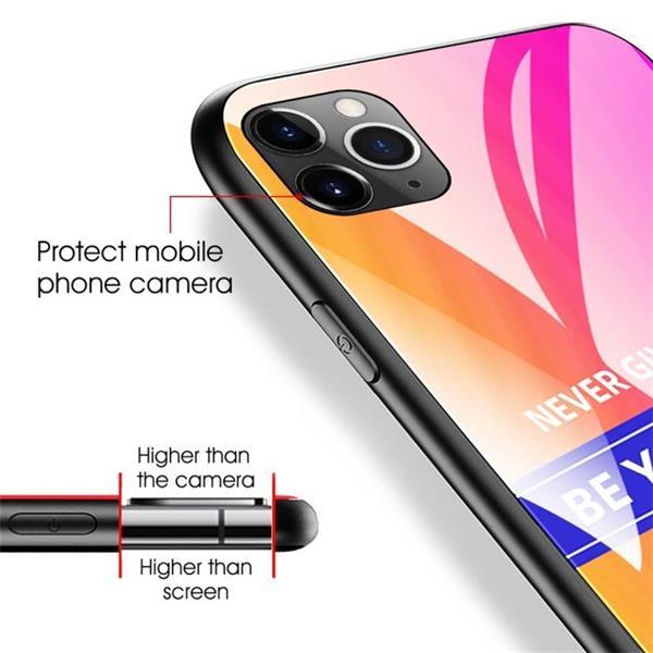Grote foto for iphone 11 shockproof pc tpu glass protective case bl telecommunicatie mobieltjes