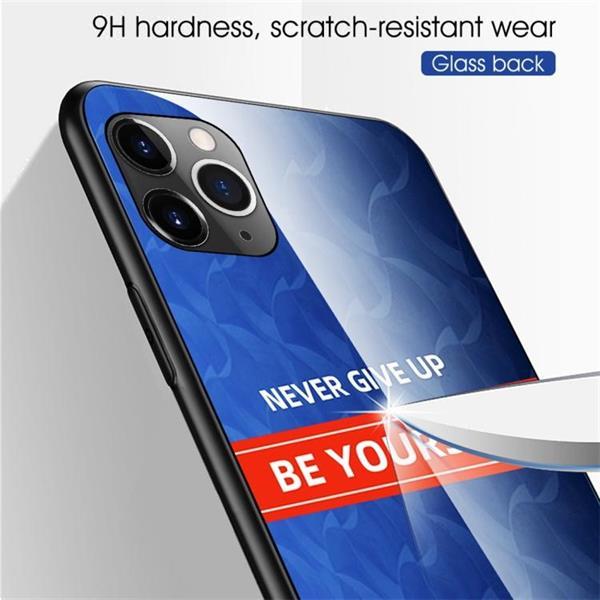 Grote foto for iphone 11 shockproof pc tpu glass protective case gr telecommunicatie mobieltjes