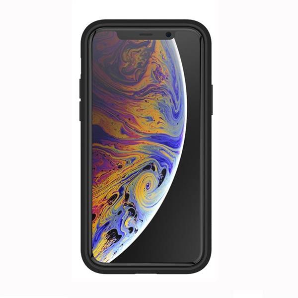 Grote foto for iphone 11 shockproof pc tpu case with ring holder blac telecommunicatie mobieltjes