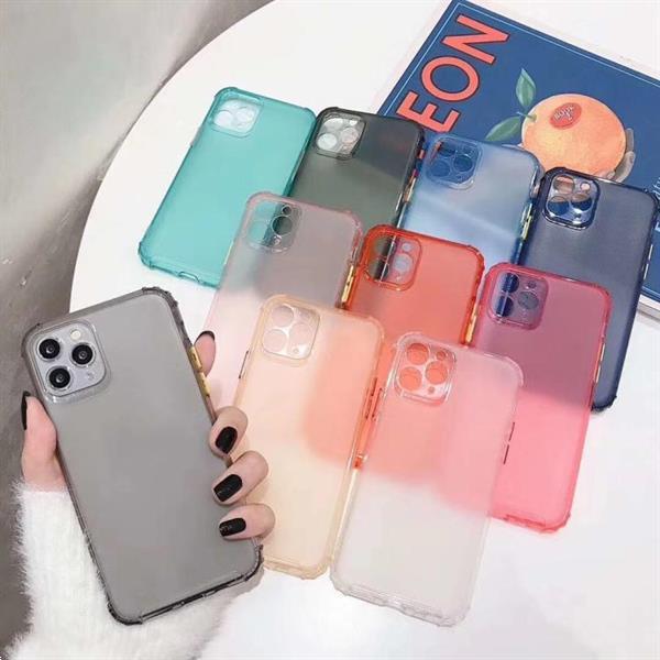 Grote foto for iphone 11 shockproof tpu transparent protective case pin telecommunicatie mobieltjes