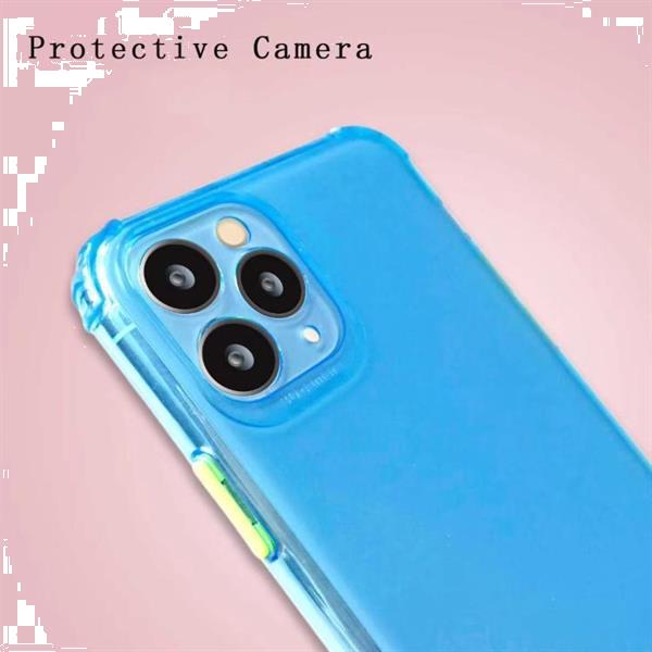 Grote foto for iphone 11 shockproof tpu transparent protective case bla telecommunicatie mobieltjes