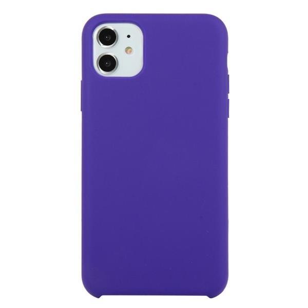Grote foto for iphone 11 solid color solid silicone shockproof case de telecommunicatie mobieltjes