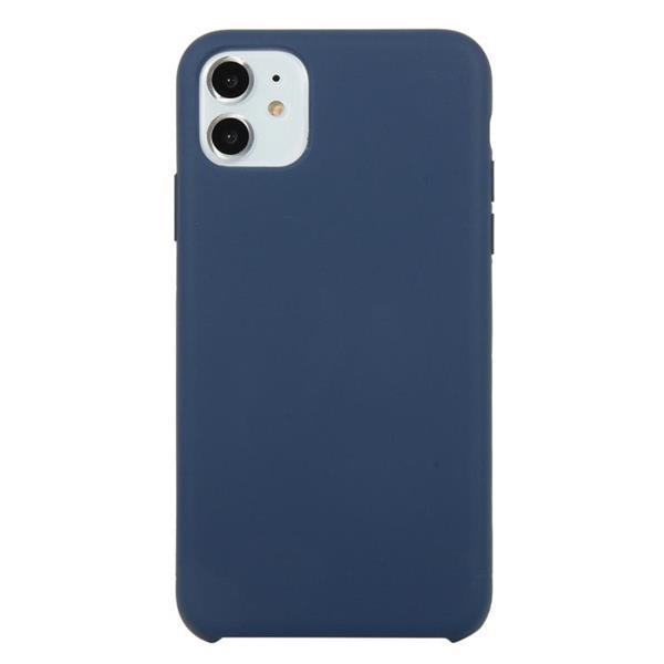 Grote foto for iphone 11 solid color solid silicone shockproof case mi telecommunicatie mobieltjes