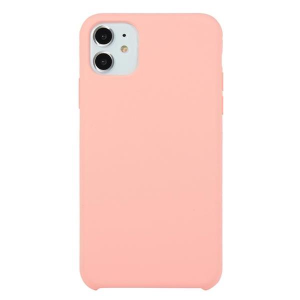 Grote foto for iphone 11 solid color solid silicone shockproof case pi telecommunicatie mobieltjes