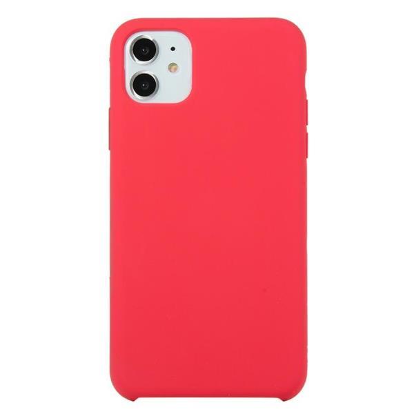 Grote foto for iphone 11 solid color solid silicone shockproof case ro telecommunicatie mobieltjes