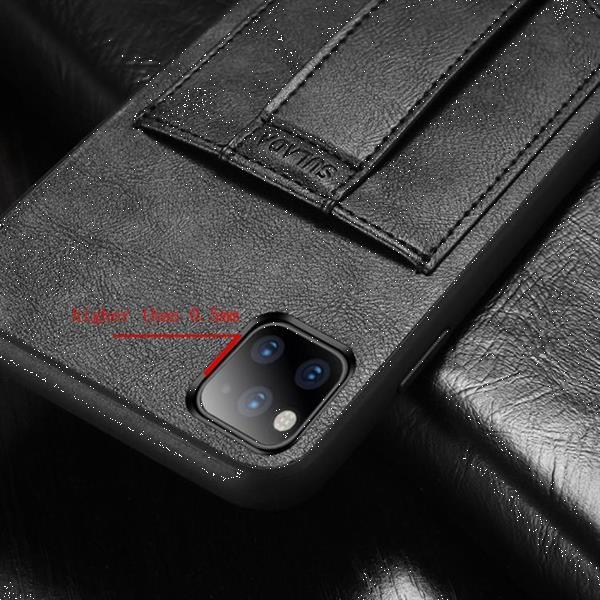 Grote foto for iphone 11 sulada shockproof tpu handmade leather prote telecommunicatie mobieltjes